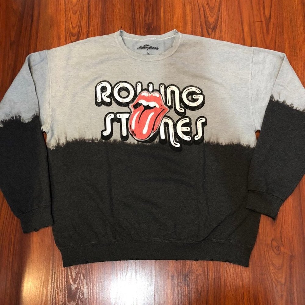 The Rolling Stones Two Tone Crew Neck